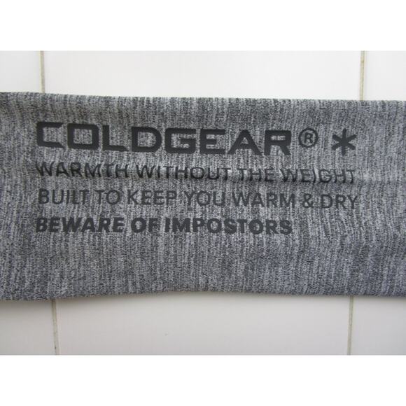 Under Armour ColdGear Mid Rise Full Length Twist Leggings Gray Women's Small - Picture 3 of 5